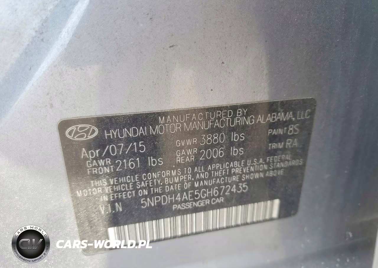 2016 Hyundai Elantra Se VIN:5NPDH4AE5GH672435 - 13