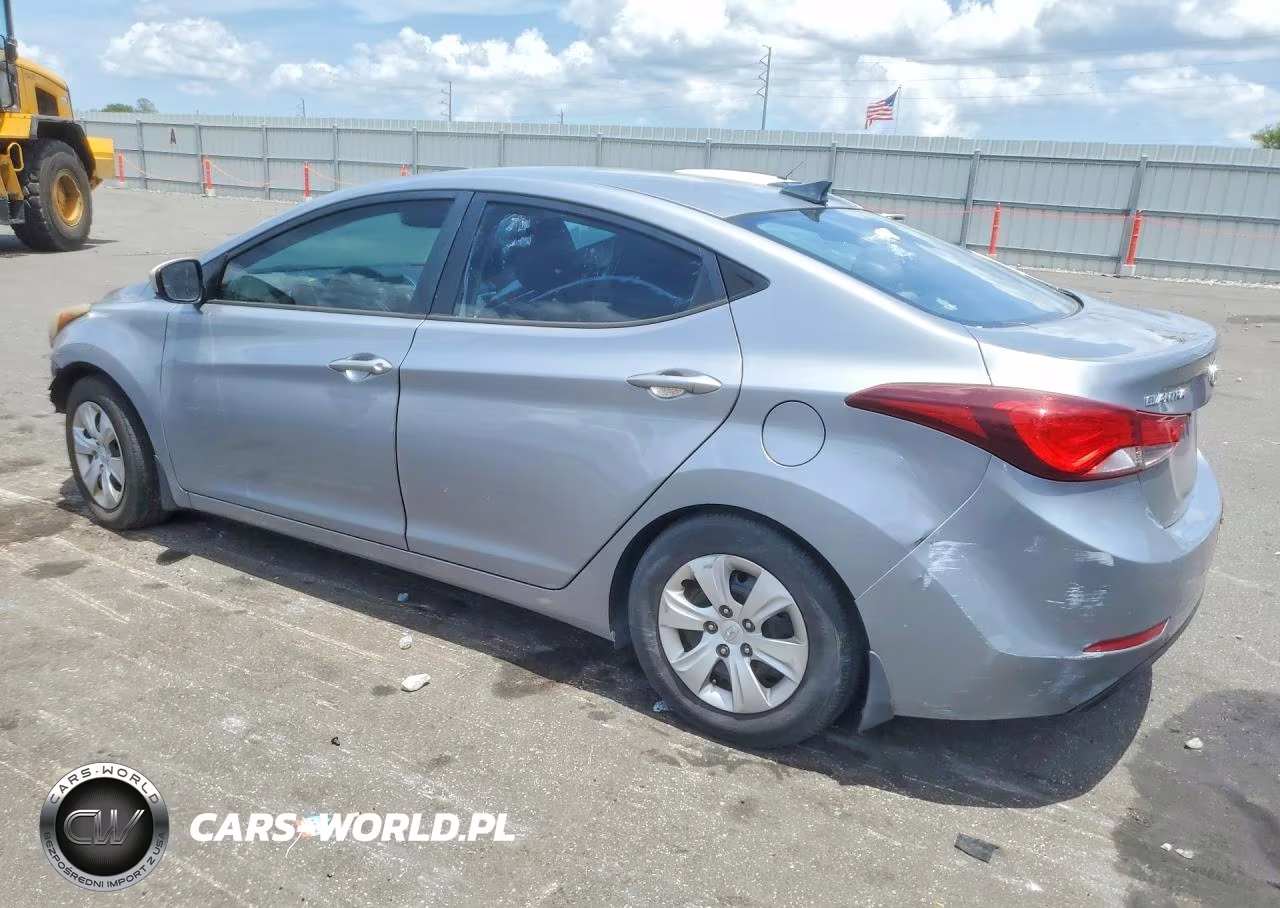2016 Hyundai Elantra Se VIN:5NPDH4AE5GH672435 - 2