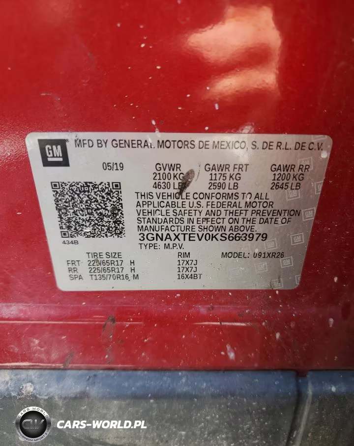2019 Chevrolet Equinox Lt VIN:3GNAXTEV0KS663979 - 13