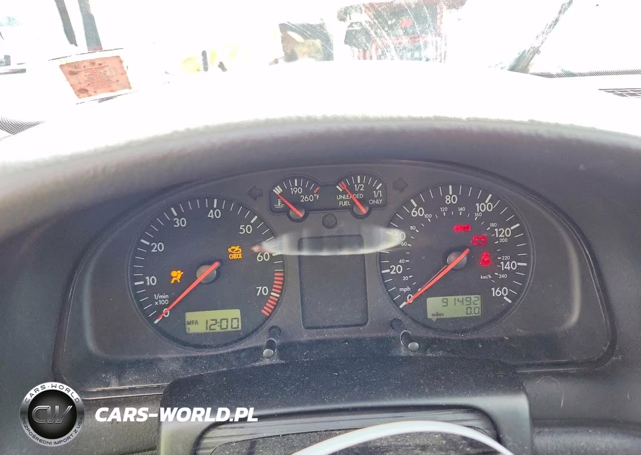 1999 Volkswagen Passat Gls VIN:WVWNA63B7XE424517 - 9