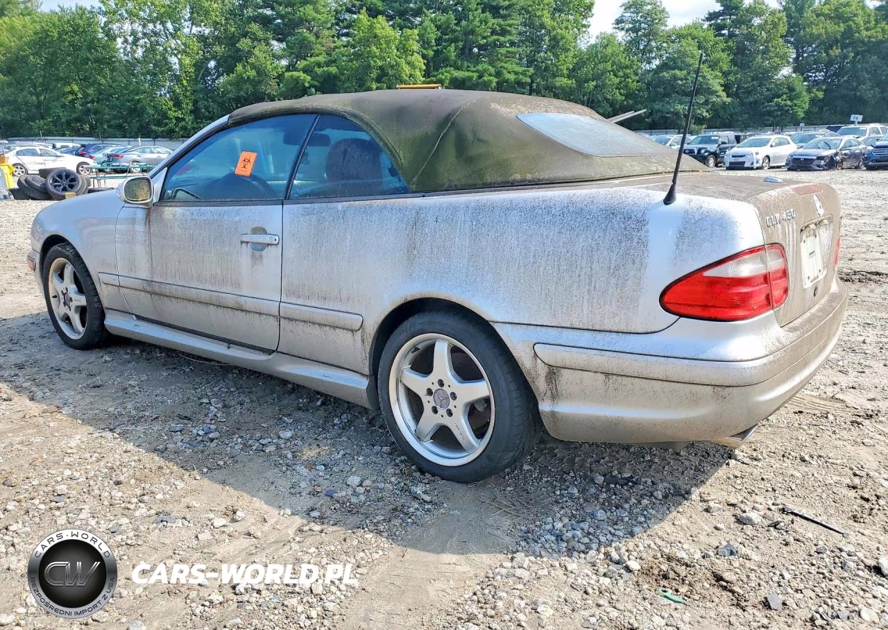 2002 Mercedes-Benz Clk 430 VIN:WDBLK70G62T103758 - 2