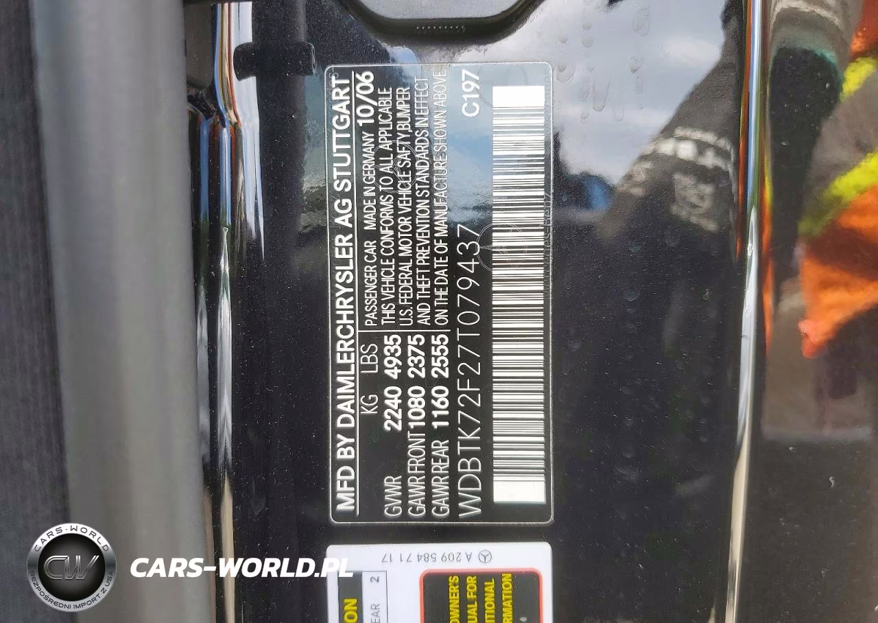 2007 Mercedes-Benz Clk 550 VIN:WDBTK72F27T079437 - 12