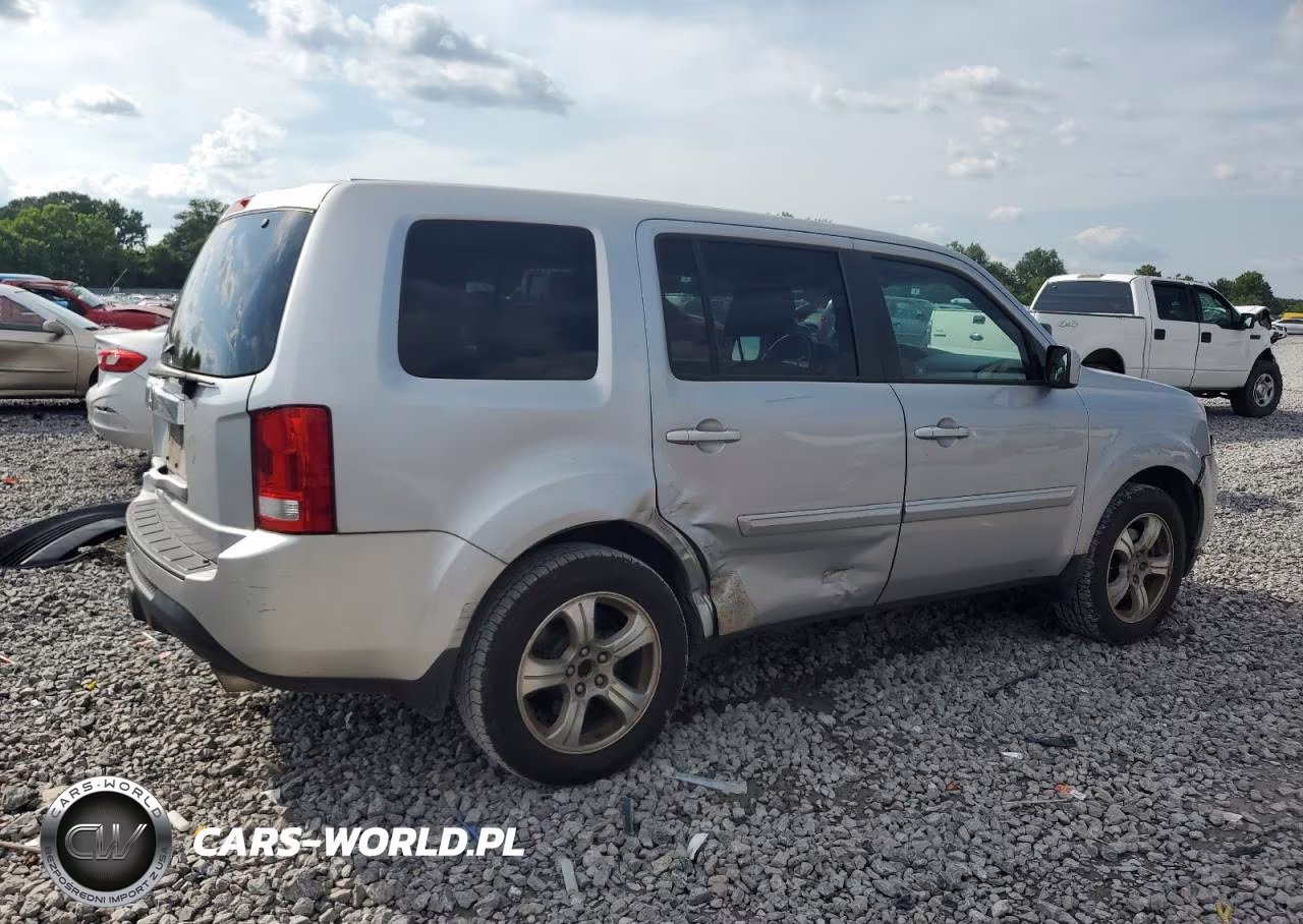 2012 Honda Pilot Exl VIN:5FNYF3H56CB035926 - 3