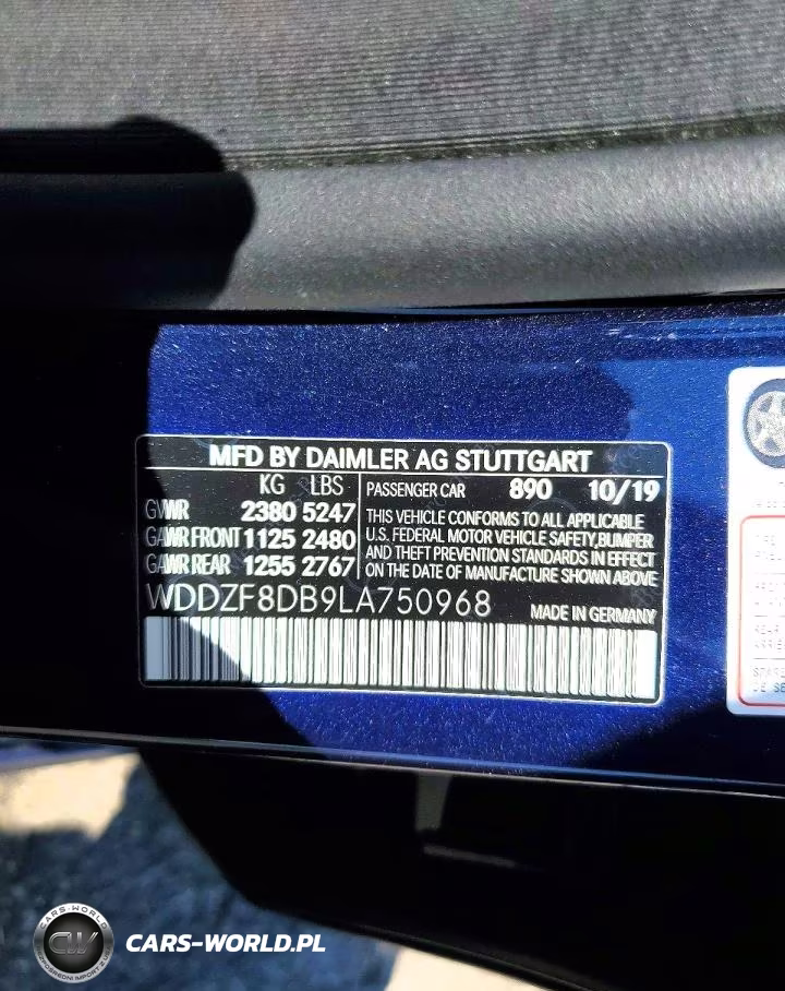 2020 Mercedes-Benz E 350 VIN:WDDZF8DB9LA750968 - 12