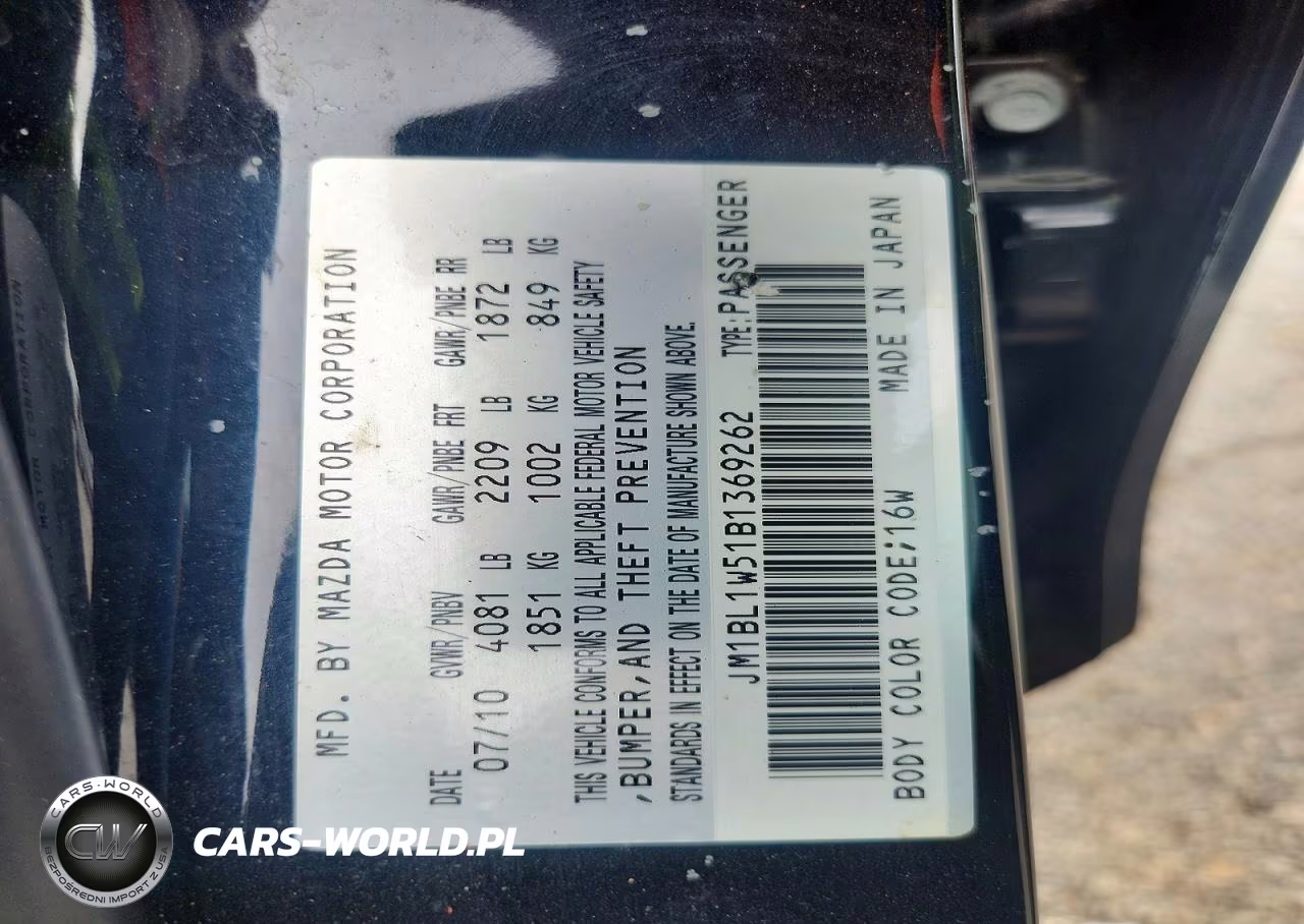 2011 Mazda 3 S VIN:JM1BL1W51B1369262 - 12