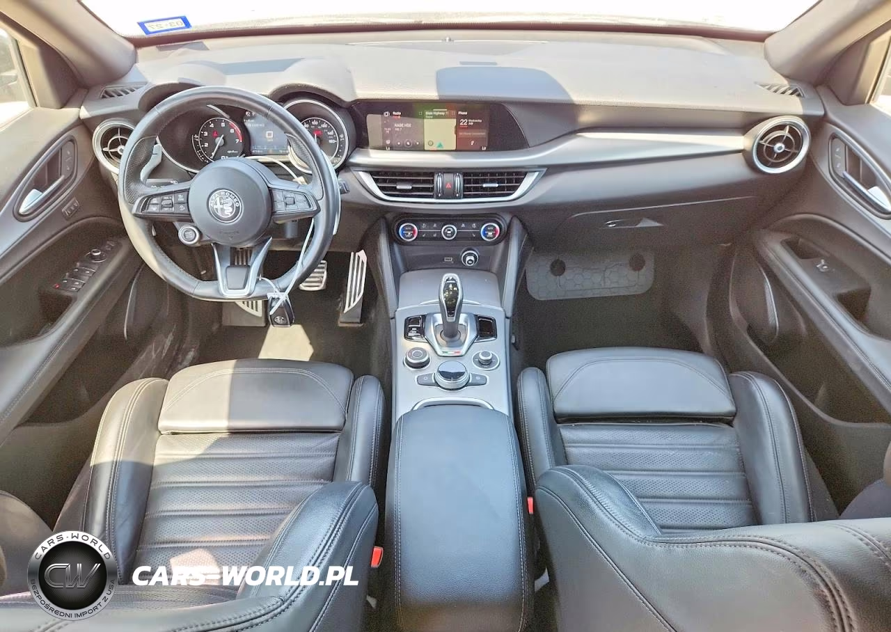 2021 Alfa Romeo Stelvio Ti VIN:ZASPAKBN5M7D03036 - 8