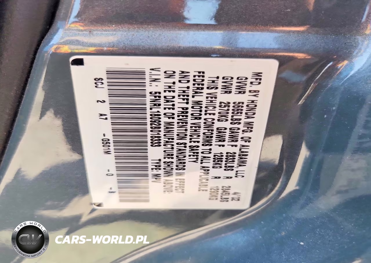 2002 Honda Odyssey Exl VIN:5FNRL18092B018333 - 13
