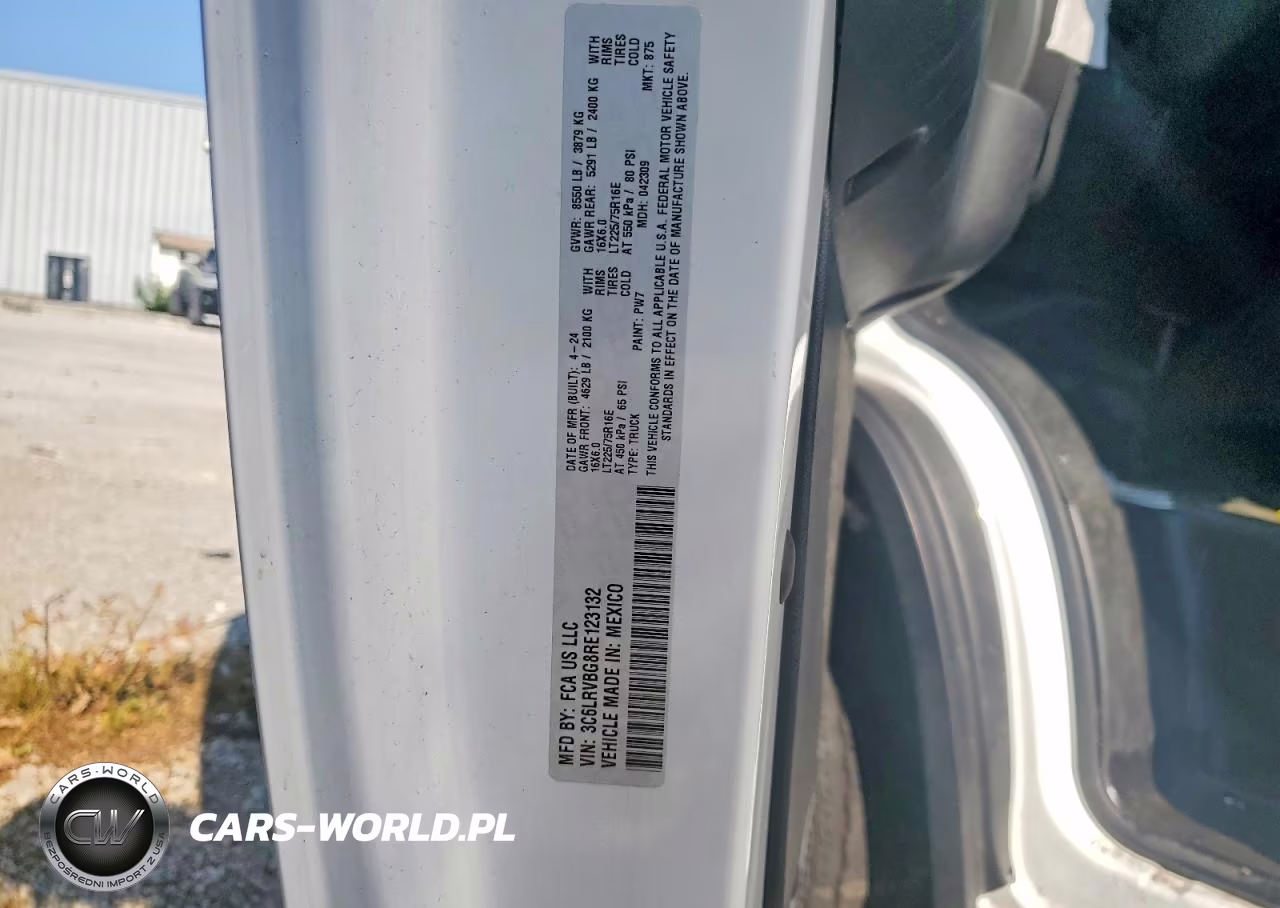 2024 Ram Promaster 1500 1500 High VIN:3C6LRVBG8RE123132 - 11