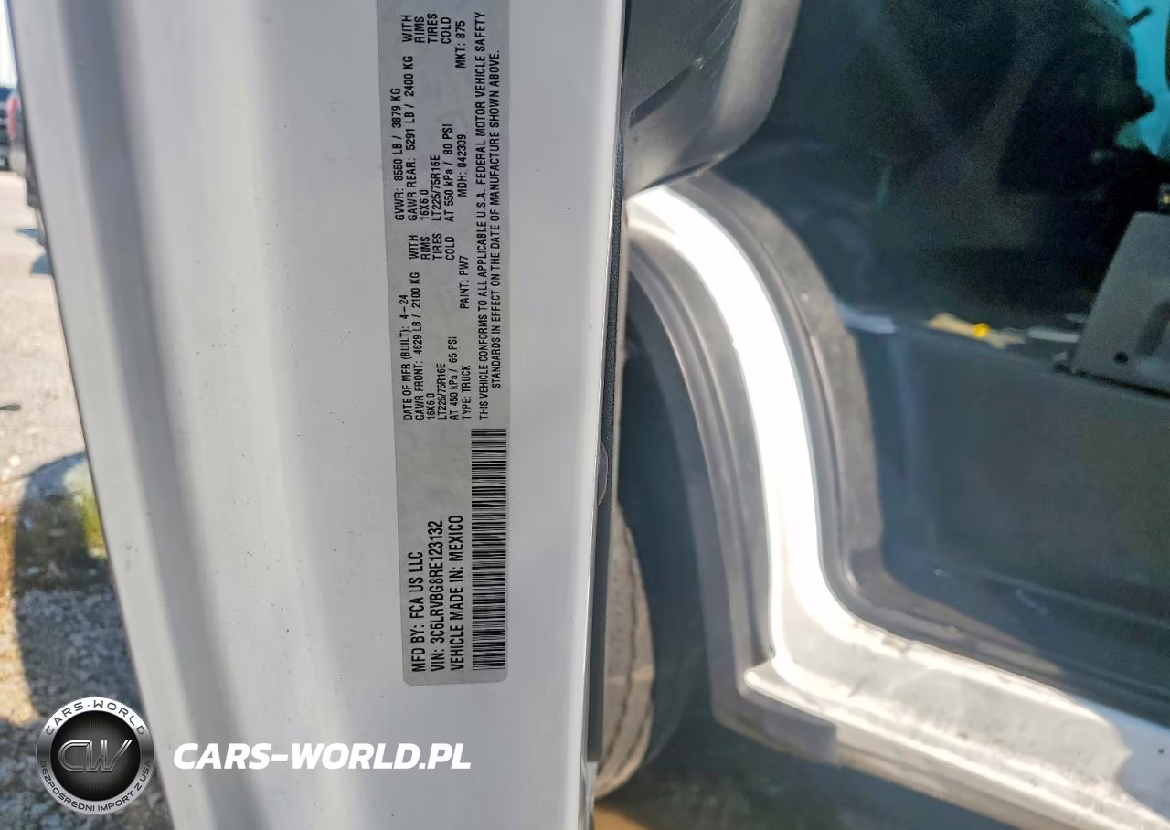 2024 Ram Promaster 1500 1500 High VIN:3C6LRVBG8RE123132 - 12