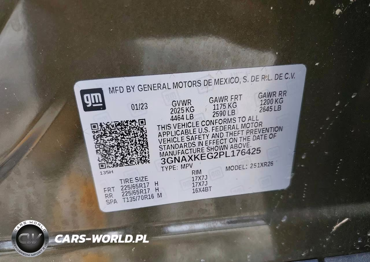 2023 Chevrolet Equinox Lt VIN:3GNAXKEG2PL176425 - 13