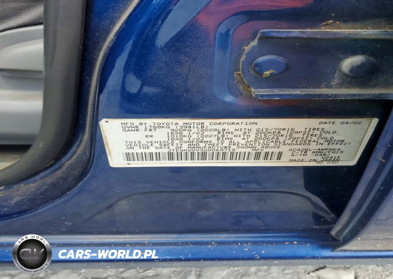 2002 Toyota Rav4 Base VIN:JTEGH20V320069715 - 13