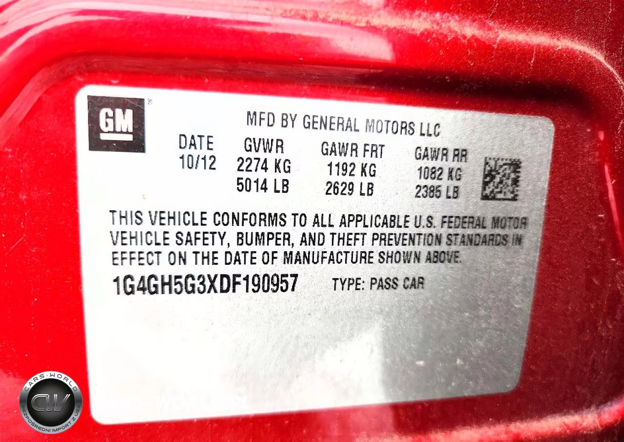 2013 Buick Lacrosse Premium VIN:1G4GH5G3XDF190957 - 12