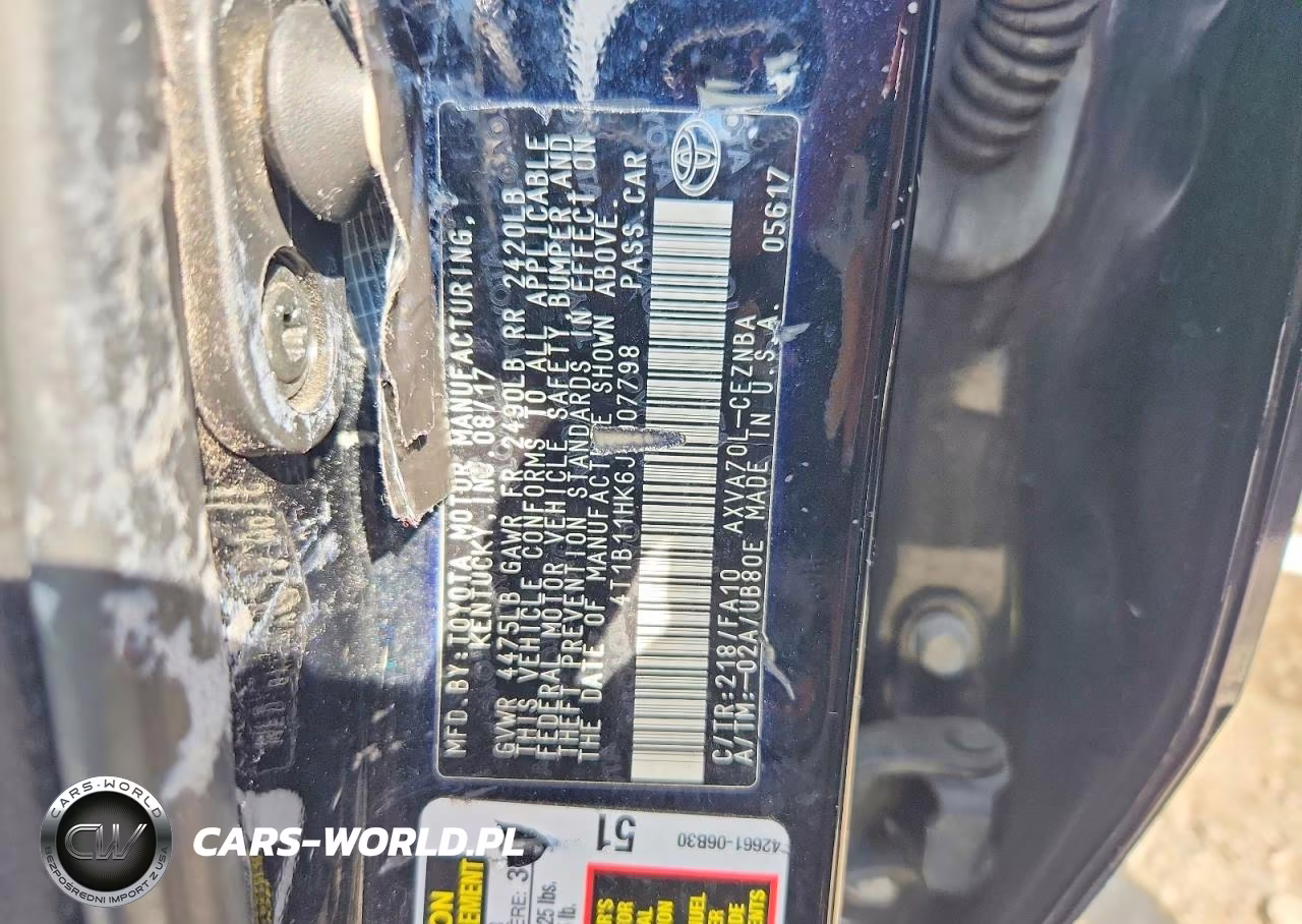 2018 Toyota Camry Le VIN:4T1B11HK6JU007798 - 12