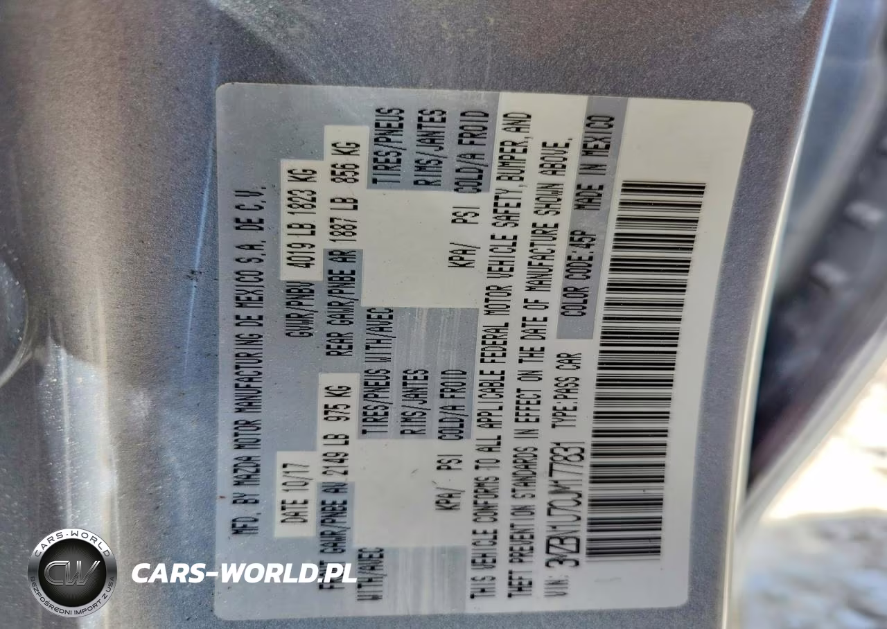 2018 Mazda 3 Sport VIN:3MZBN1U70JM177831 - 12