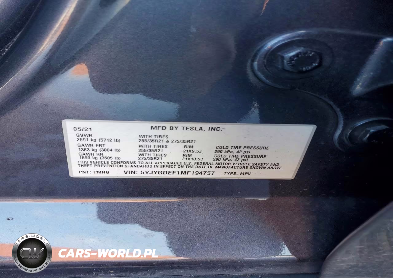 2021 Tesla Model Y VIN:5YJYGDEF1MF194757 - 13