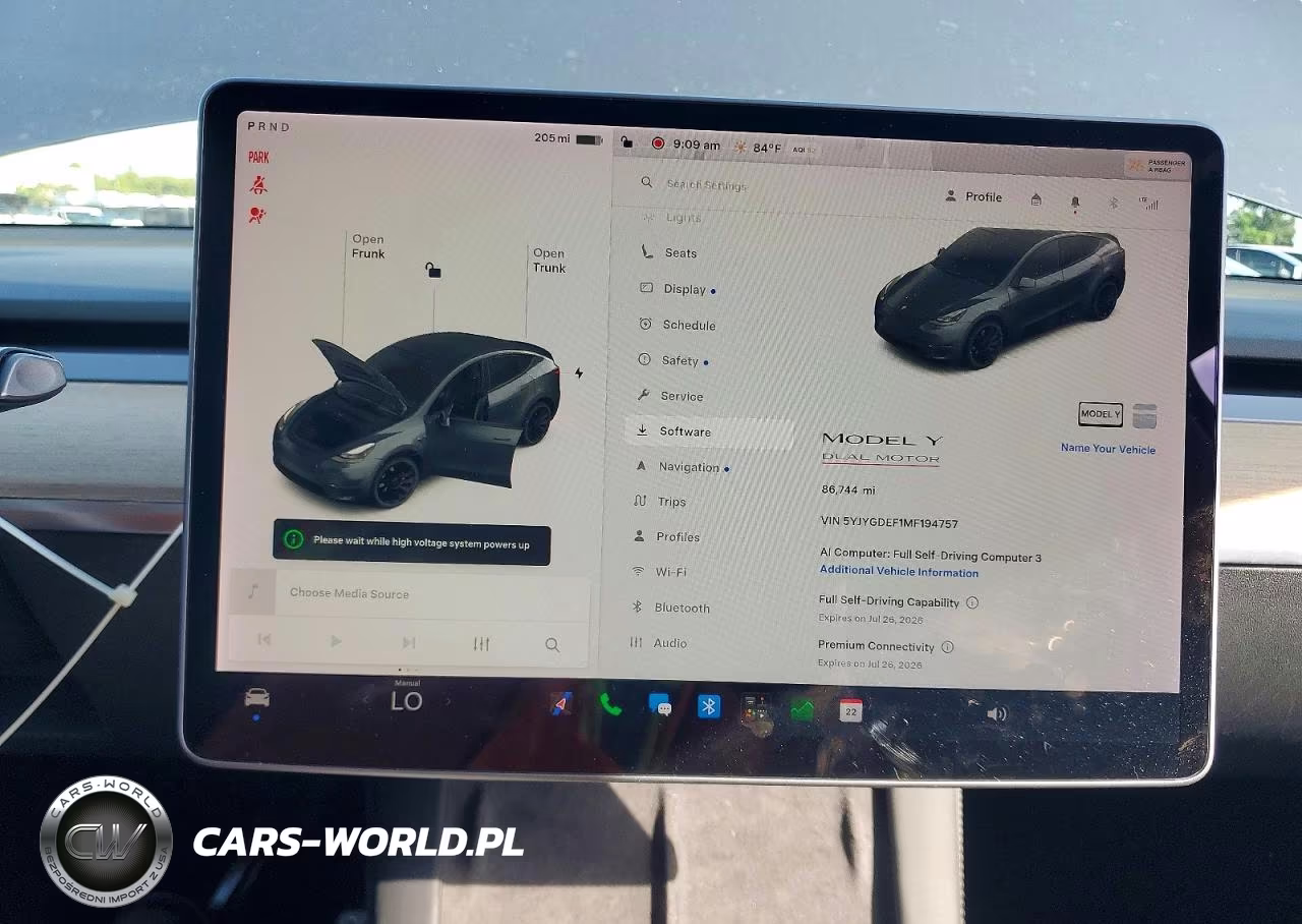 2021 Tesla Model Y VIN:5YJYGDEF1MF194757 - 9