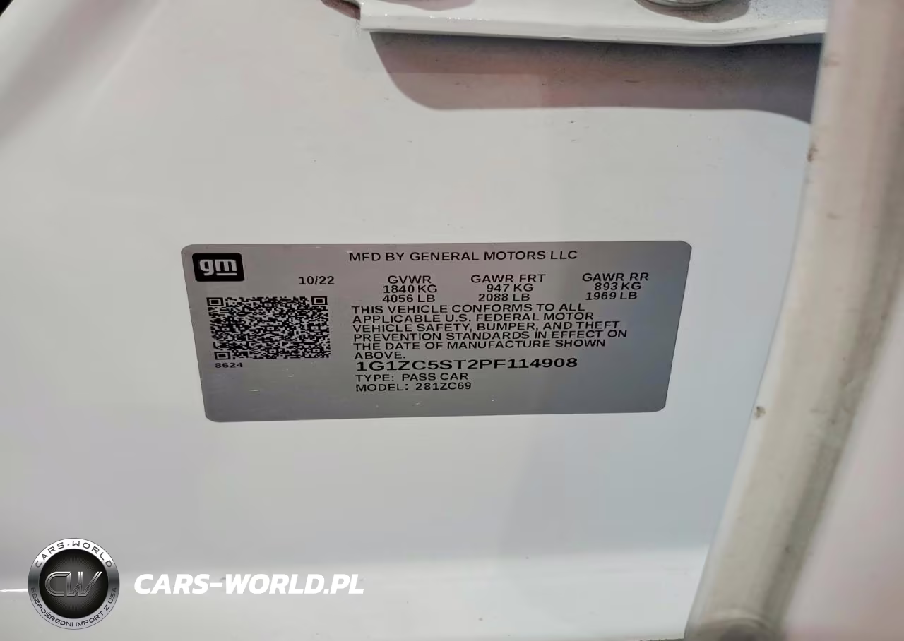 2023 Chevrolet Malibu Ls VIN:1G1ZC5ST2PF114908 - 12