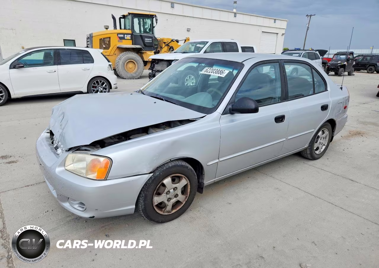 2002 Hyundai Accent Gl VIN:KMHCG45C92U336739 - 1