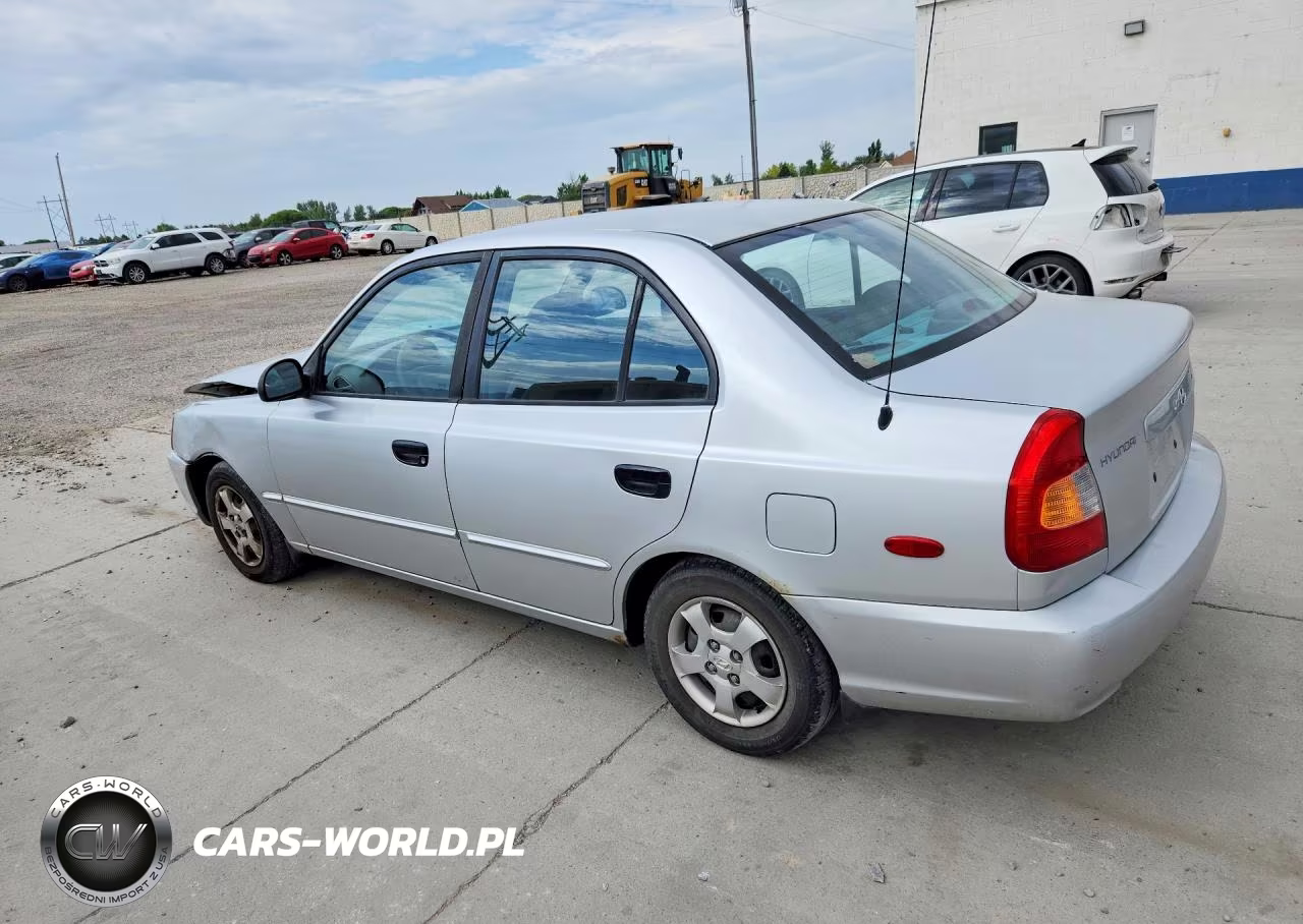 2002 Hyundai Accent Gl VIN:KMHCG45C92U336739 - 2