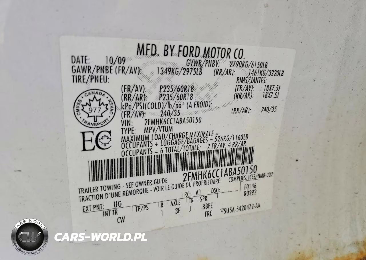 2010 Ford Flex Sel VIN:2FMHK6CC1ABA50150 - 13