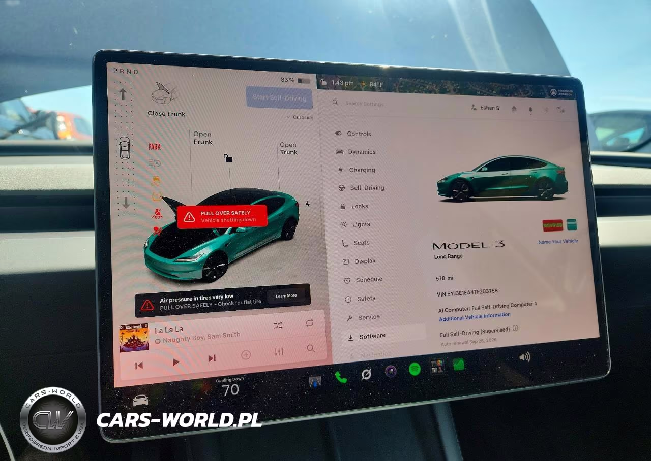 2026 Tesla Model 3 VIN:5YJ3E1EA4TF203758 - 9