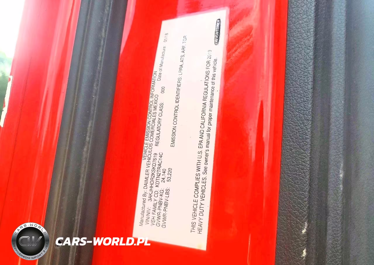 2019 Freightliner Cascadia Trucks Semi Truck VIN:3AKJHHDR2KSKD7619 - 12
