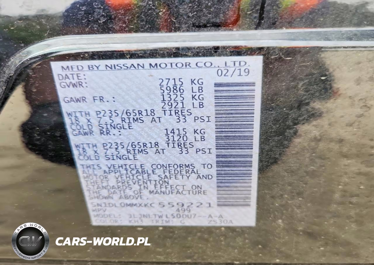 2019 Infiniti Qx60 Luxe VIN:5N1DL0MMXKC559221 - 14