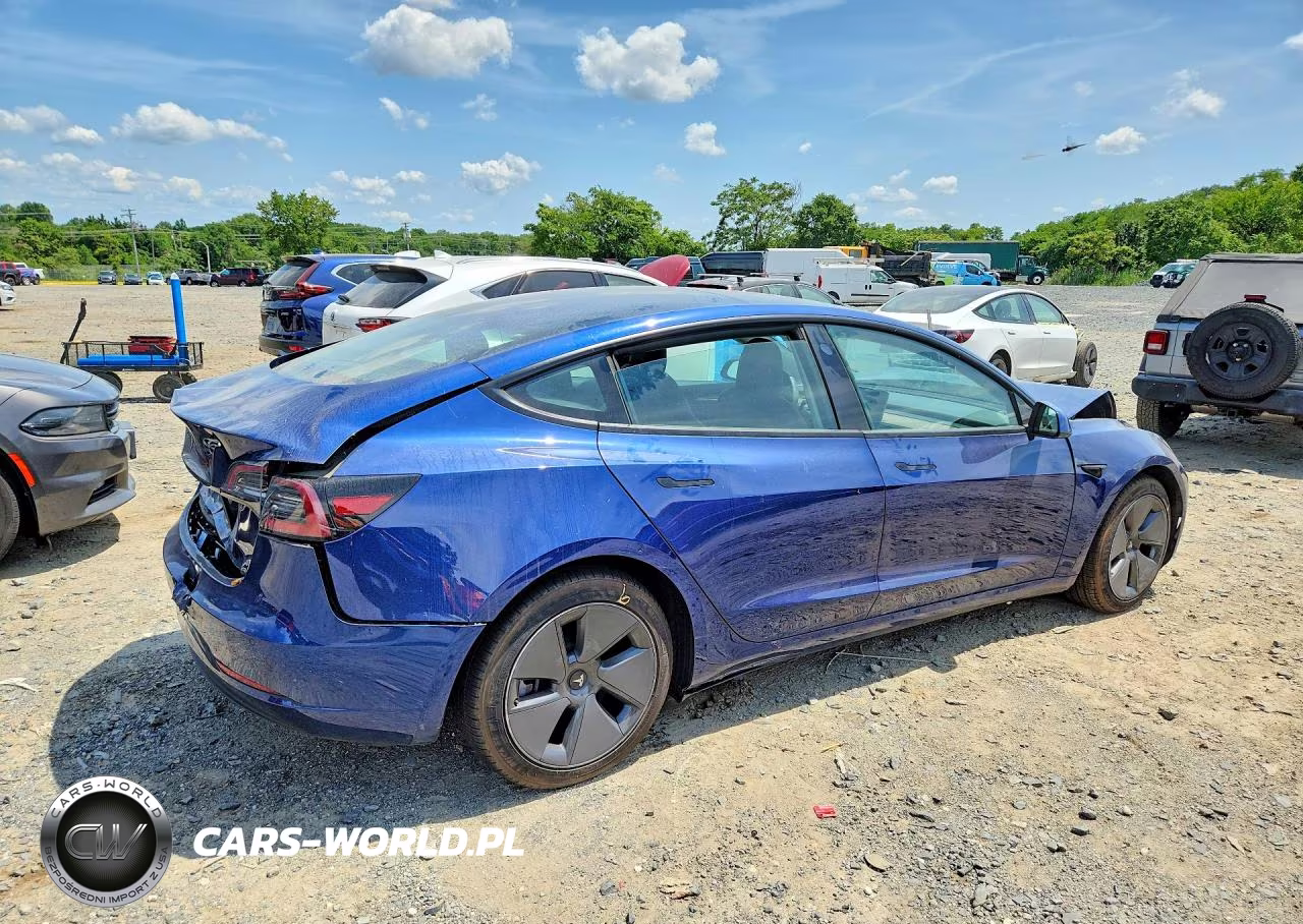 2021 Tesla Model 3 VIN:5YJ3E1EB2MF049593 - 3