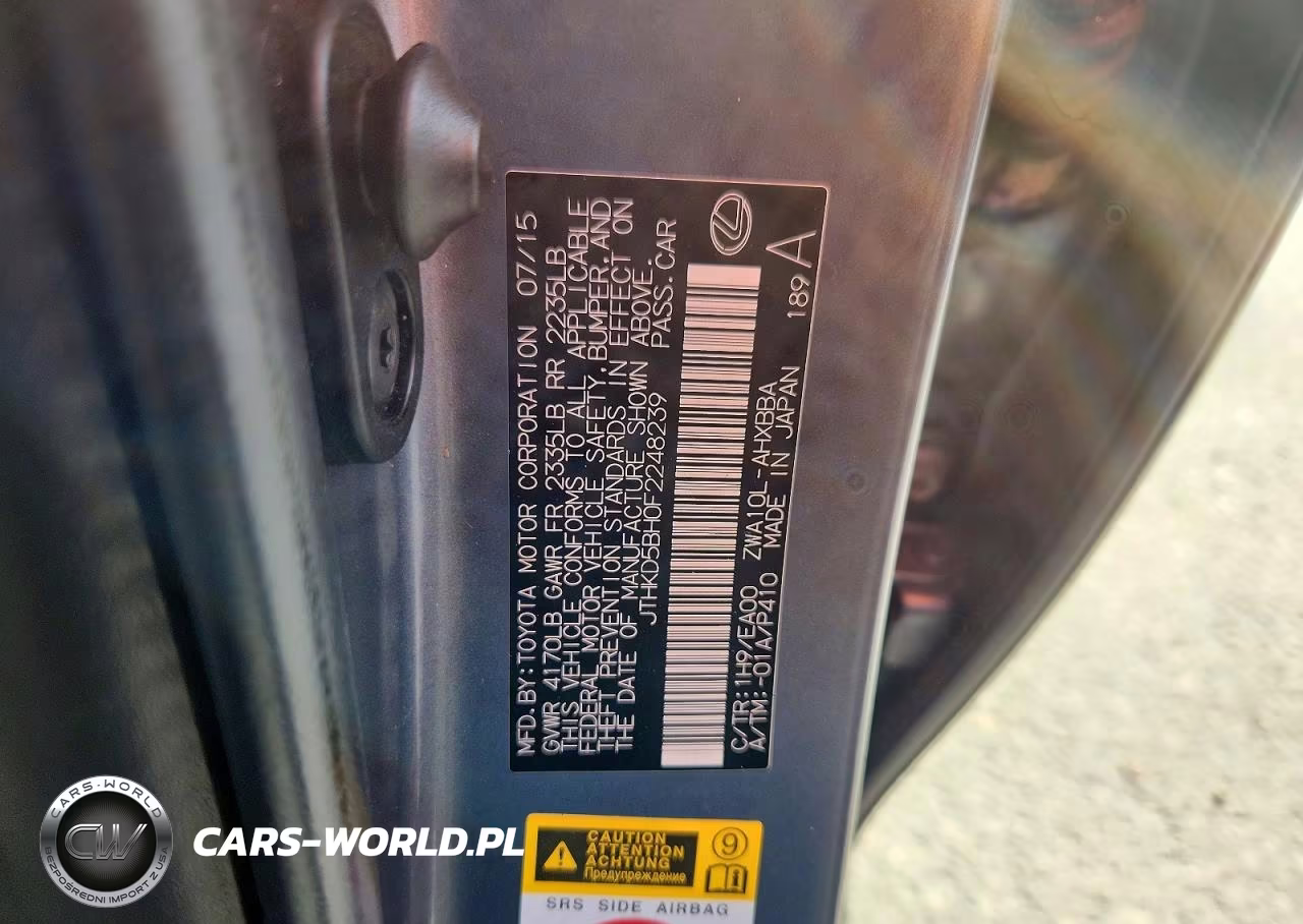 2015 Lexus Ct 200 VIN:JTHKD5BH0F2248239 - 13