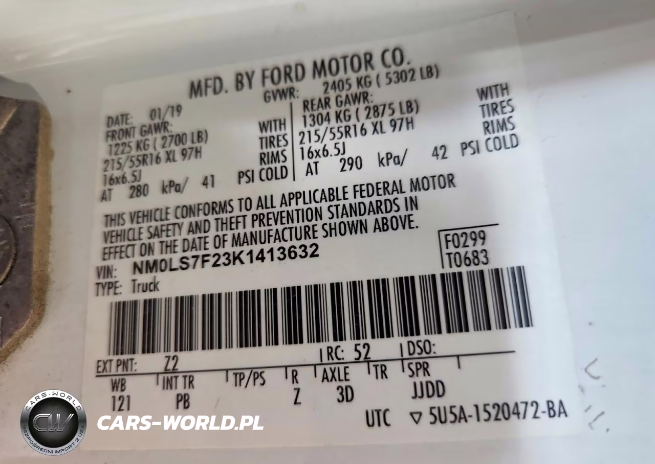 2019 Ford Transit Connect Xlt Delivery Van VIN:NM0LS7F23K1413632 - 13