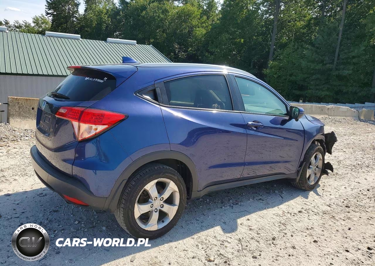 2016 Honda Hr-V Exl VIN:3CZRU6H71GM702698 - 3