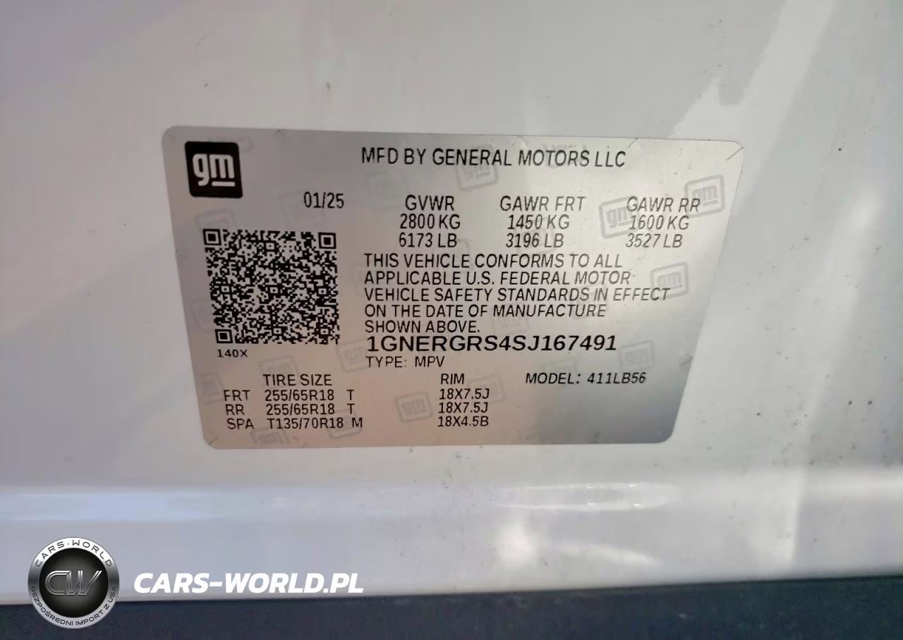 2025 Chevrolet Traverse Lt VIN:1GNERGRS4SJ167491 - 13