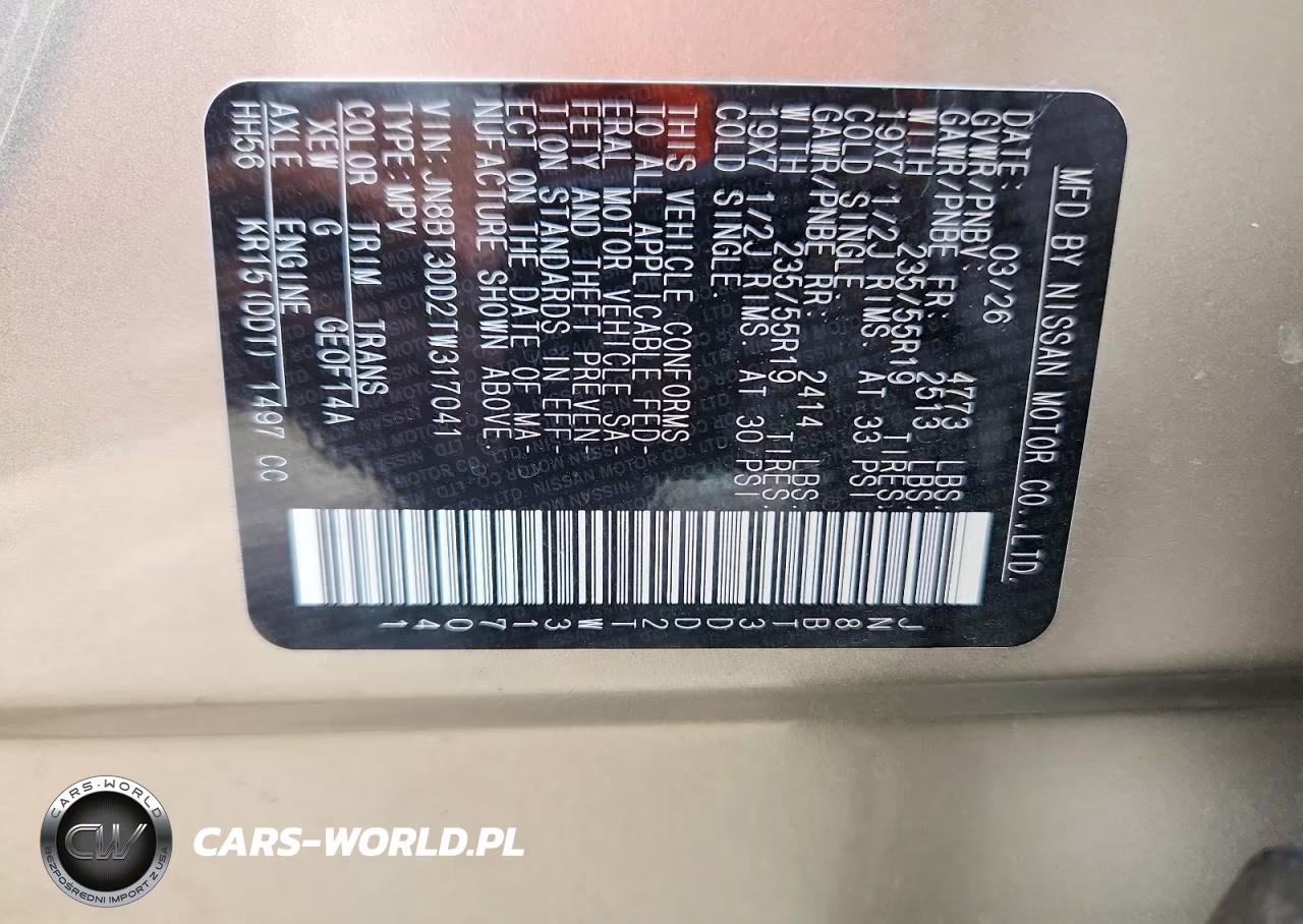 2026 Nissan Rogue Platinum VIN:JN8BT3DD2TW317041 - 13