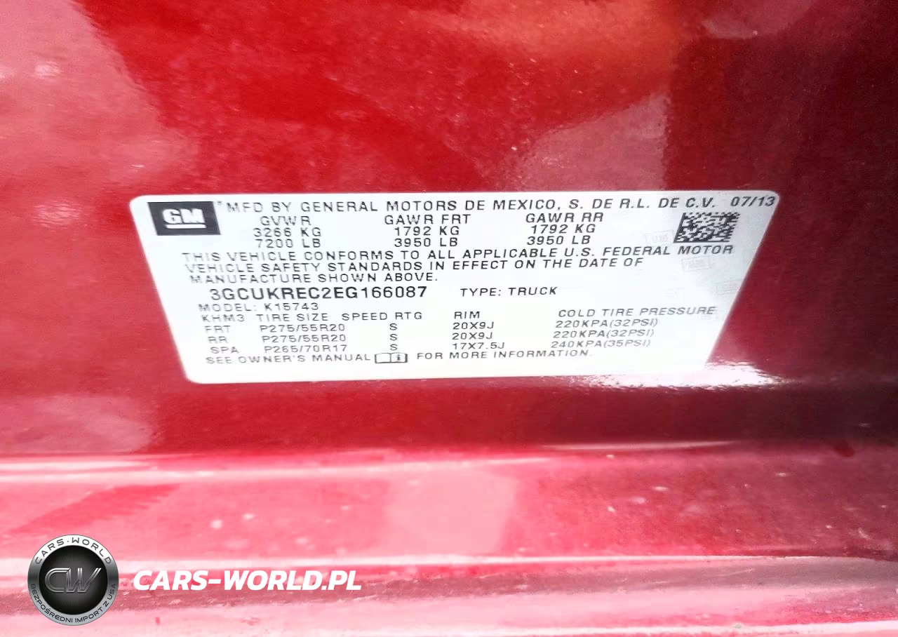 2014 Chevrolet Silverado K1500 Lt VIN:3GCUKREC2EG166087 - 12