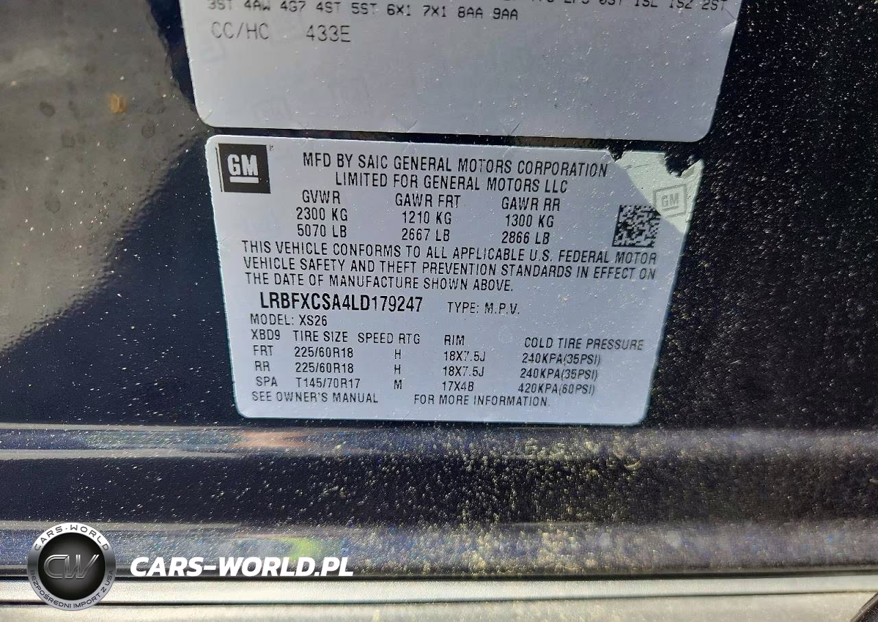 2020 Buick Envision Essence VIN:LRBFXCSA4LD179247 - 13
