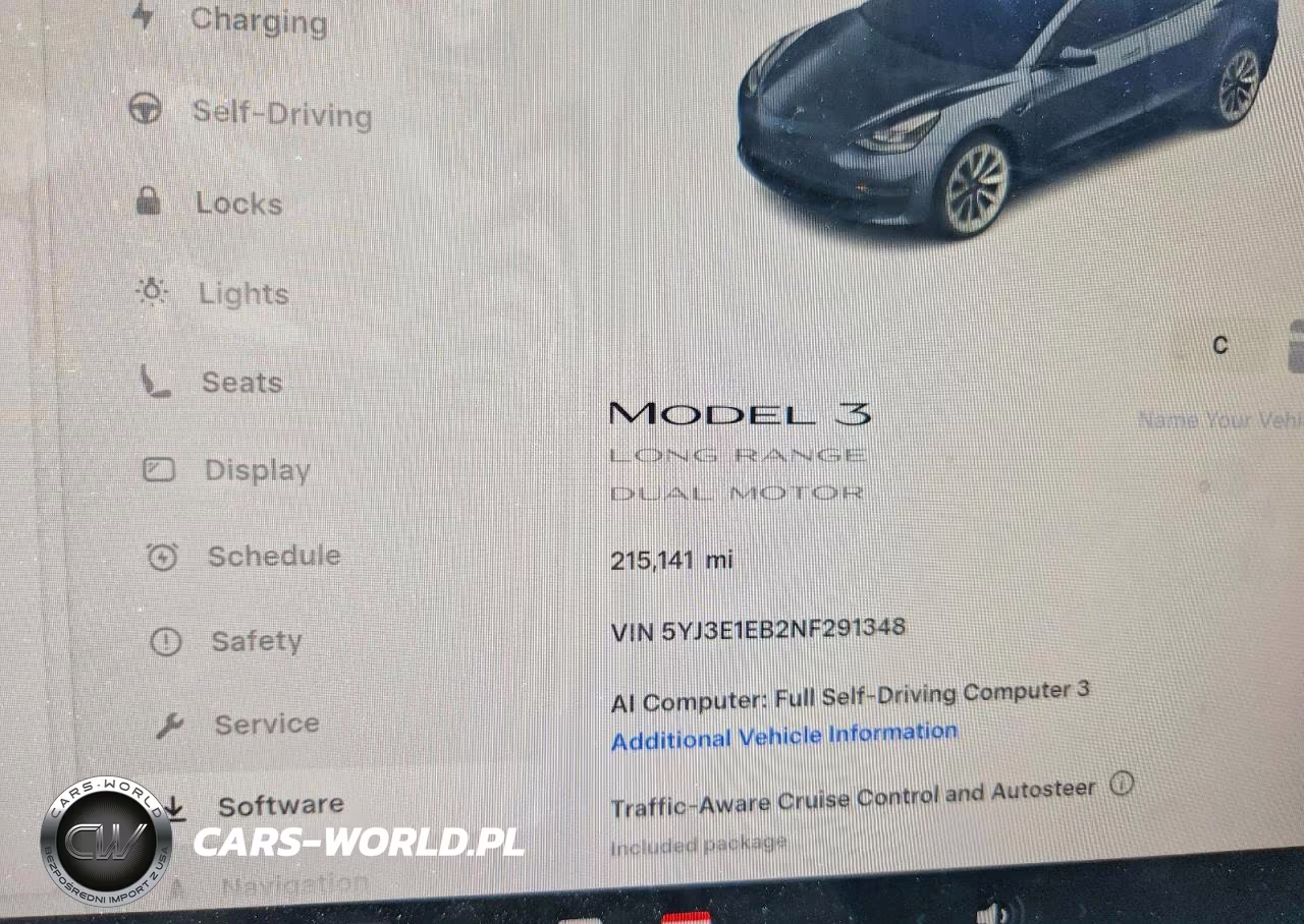 2022 Tesla Model 3 VIN:5YJ3E1EB2NF291348 - 9