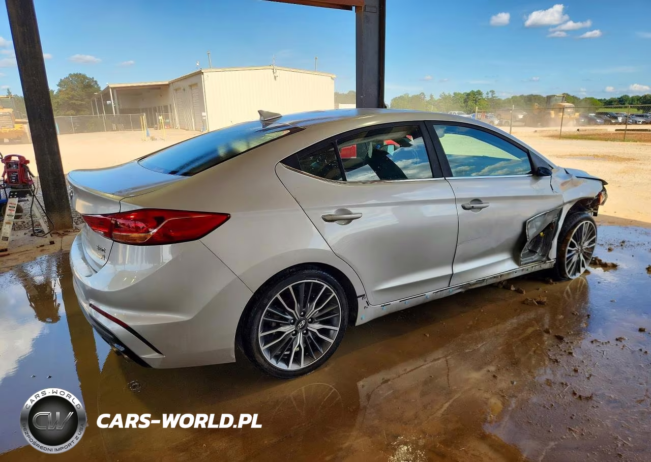 2018 Hyundai Elantra Sport VIN:KMHD04LB7JU503164 - 3
