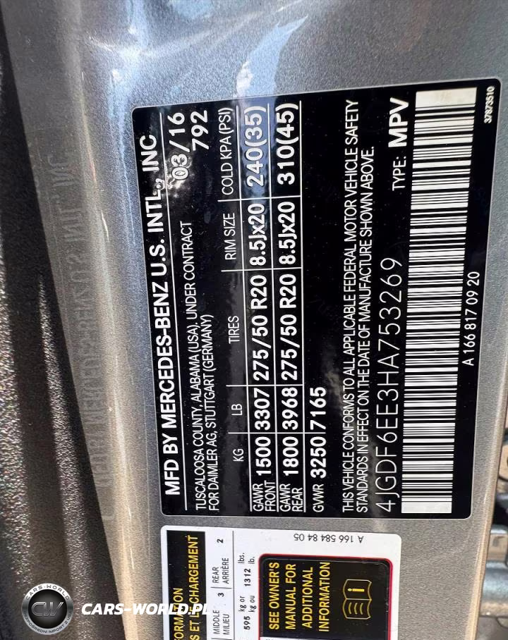 2017 Mercedes-Benz Gls 450 4Matic VIN:4JGDF6EE3HA753269 - 12