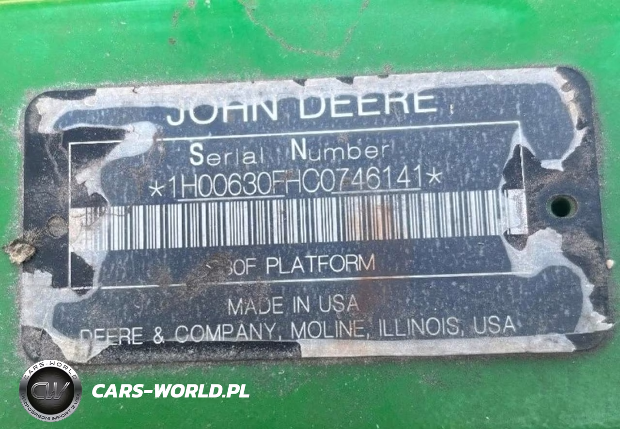 2012 John Deere 630F - Flex Head