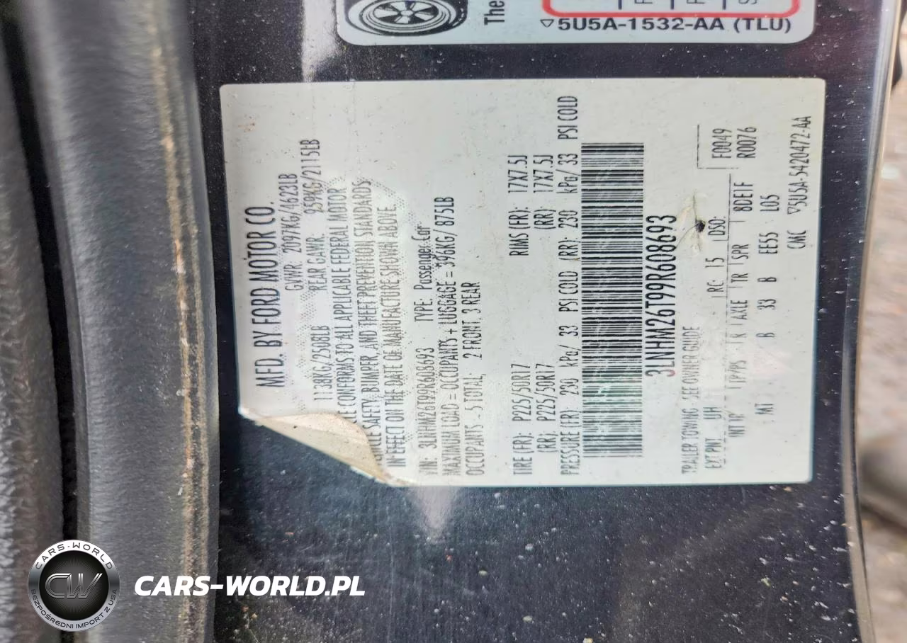 2009 Lincoln Mkz VIN:3LNHM26T99R608693 - 12