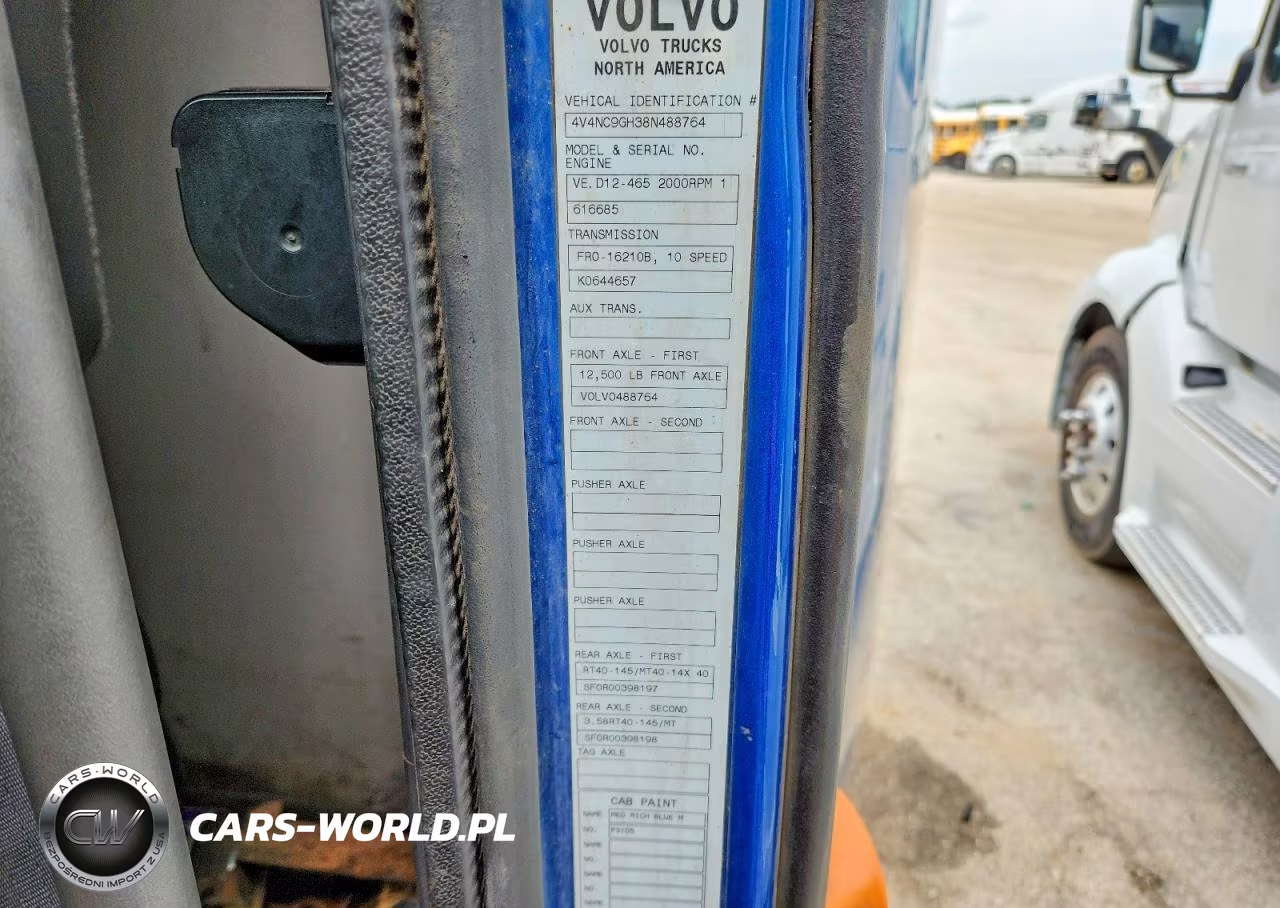 2008 Volvo Vnl Semi Truck VIN:4V4NC9GH38N488764 - 12