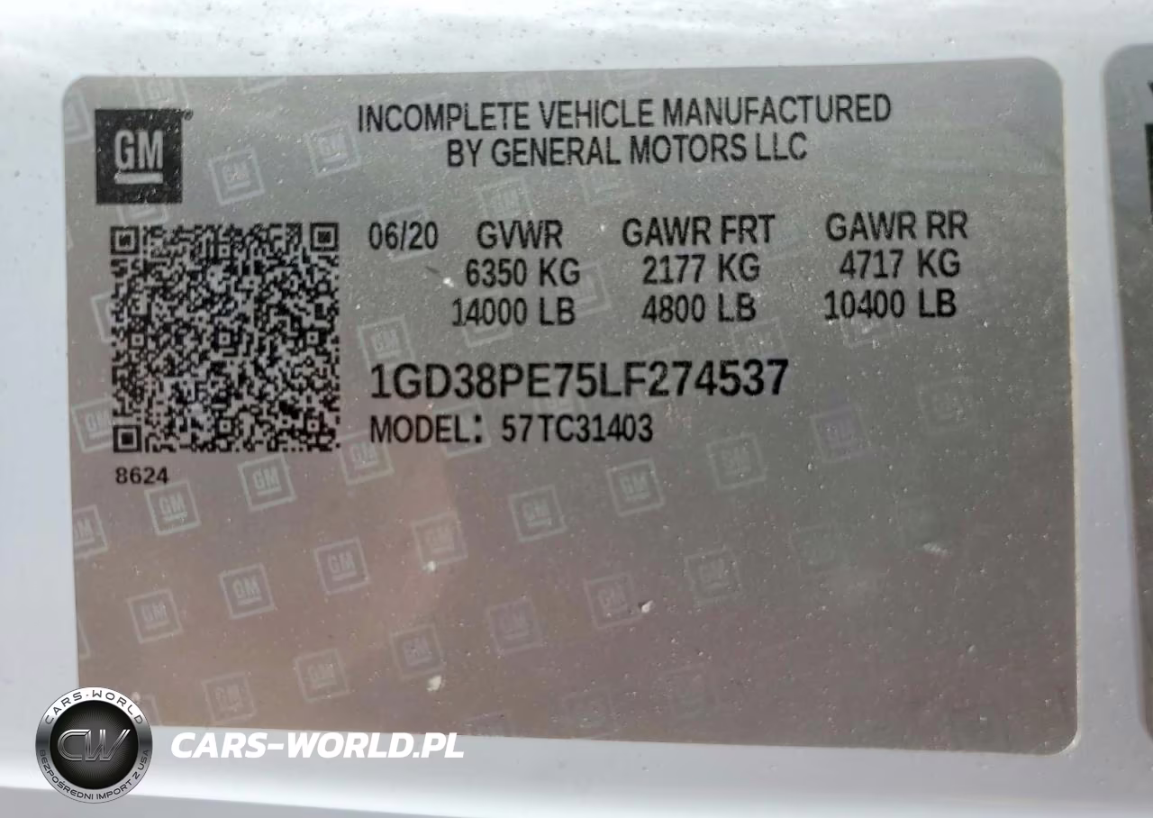 2020 GMC Sierra C3500 VIN:1GD38PE75LF274537 - 14