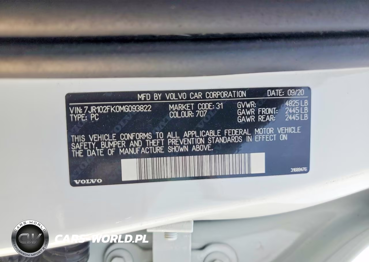 2021 Volvo S60 T5 Momentum VIN:7JR102FK0MG093822 - 12