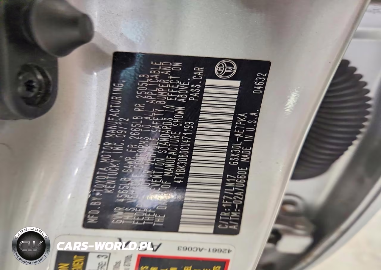 2012 Toyota Avalon Limited VIN:4T1BK3DB0CU471199 - 12