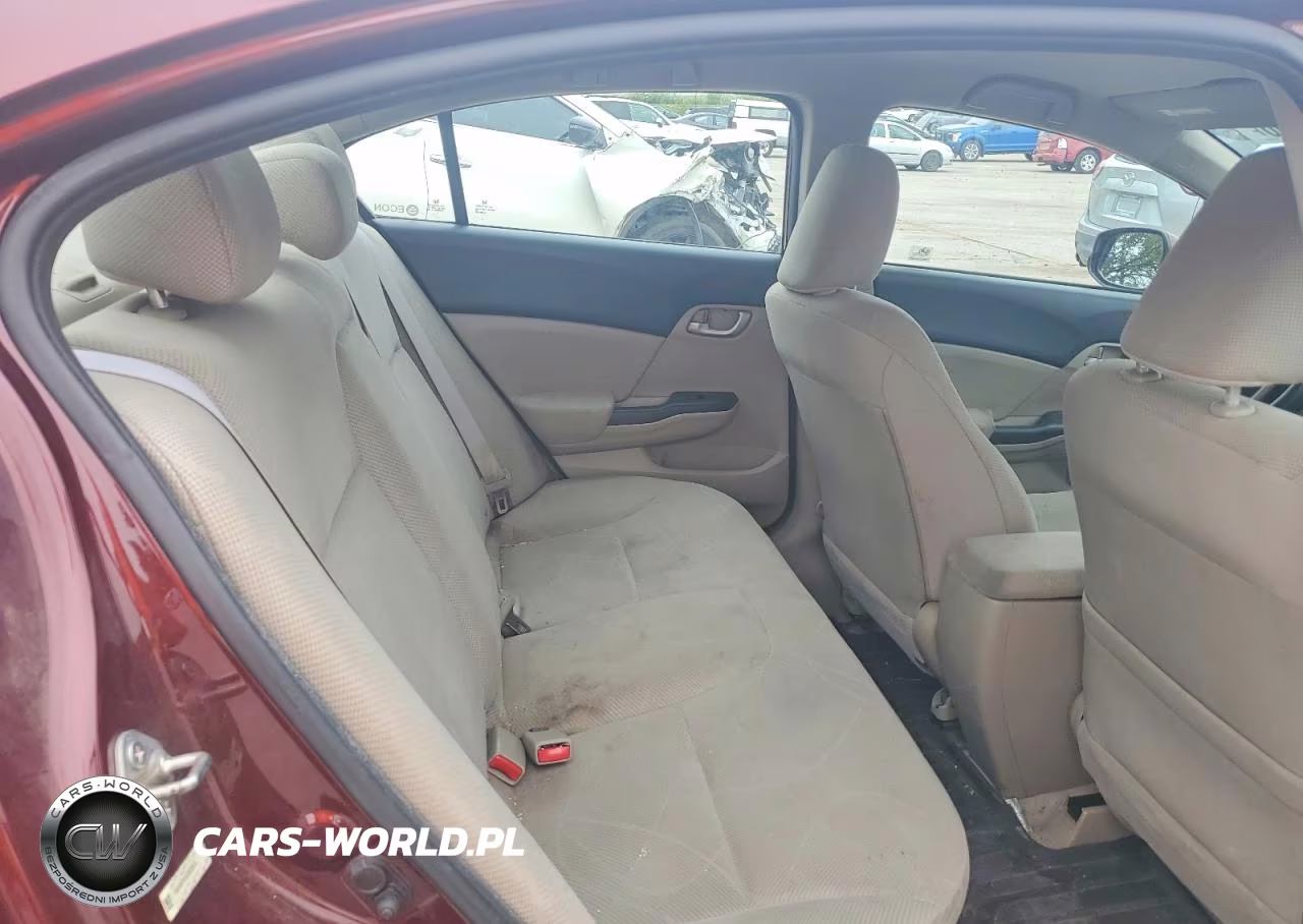 2012 Honda Civic Lx VIN:19XFB2F51CE022913 - 10