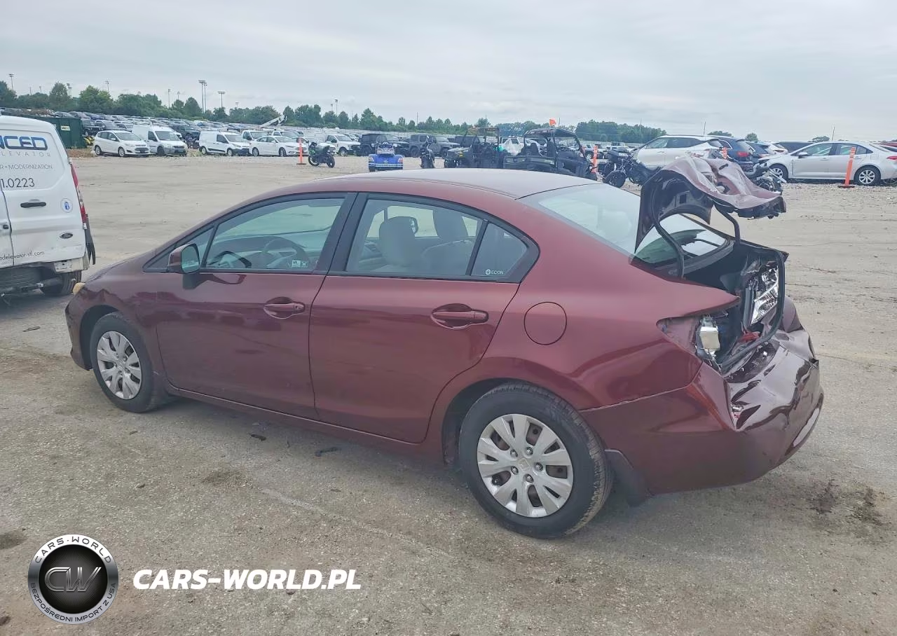 2012 Honda Civic Lx VIN:19XFB2F51CE022913 - 2