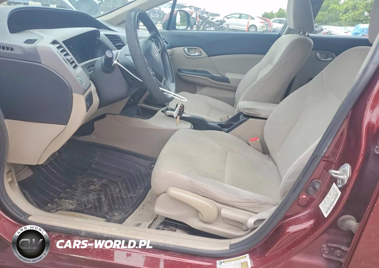 2012 Honda Civic Lx VIN:19XFB2F51CE022913 - 7