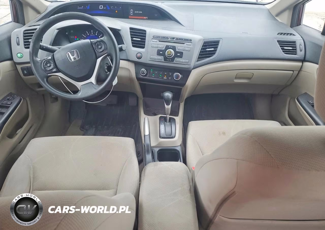 2012 Honda Civic Lx VIN:19XFB2F51CE022913 - 8