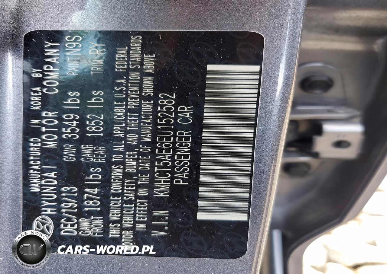 2014 Hyundai Accent Gs VIN:KMHCT5AE6EU152582 - 12
