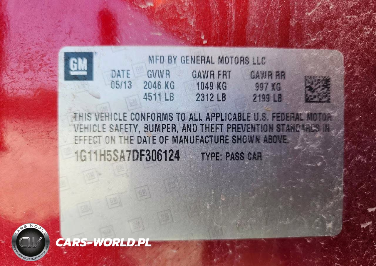 2013 Chevrolet Malibu Ltz VIN:1G11H5SA7DF306124 - 12
